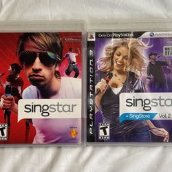Sing star Vol 1 And 2 Game For PS3