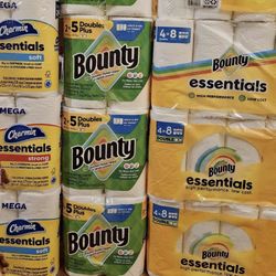 Charmin Or Bounty 4 Packages Mix And Match For $20