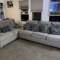Grey 2 Piece Sofas