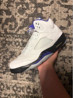 Jordan 5 Retro Dark Concord SIZE 10.5 GENTLY USED