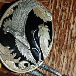  Siskiyou Soaring Eagle Diamond-Cut Large Bolo Tie,