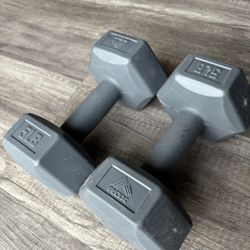 Set Of 5 Lbs RBX Dumbbells 
