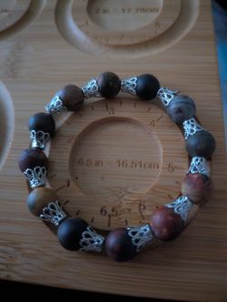10mm Picasso Jasper Bracelet 