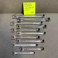 CRAFTSMAN 11pc METRIC COMBINATION WRENCH SET