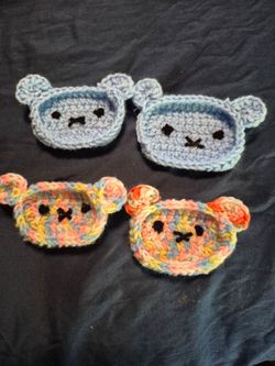 Bear trinket trays. Pack of 4