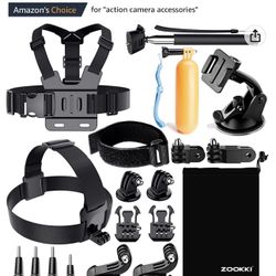 Action Camera Accessories Kit for GoPro Hero 11 10 9 8 7 6 5 4 3 