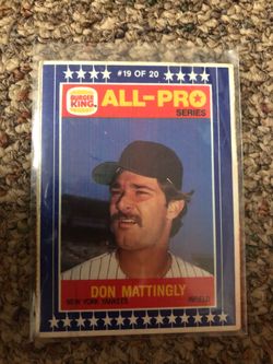 DON MATTINGLY All- Pro series #19 of 20