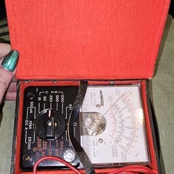 Hioki Analog Multimeter Tester Type TH-L33 Leather Case Made in Japan 1966