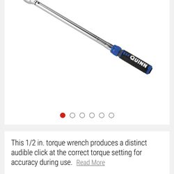 Quinn Torch Wrench. Never Used