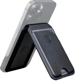 Slim Compact Magnetic Phone Wallet - ID Card Holder - Hands Free Stand - RFID Protect - Strong Magnet - Compatible with iPhone 13/14/15/16 Series - Ma