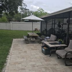 300+ Sq Ft Of Pavers
