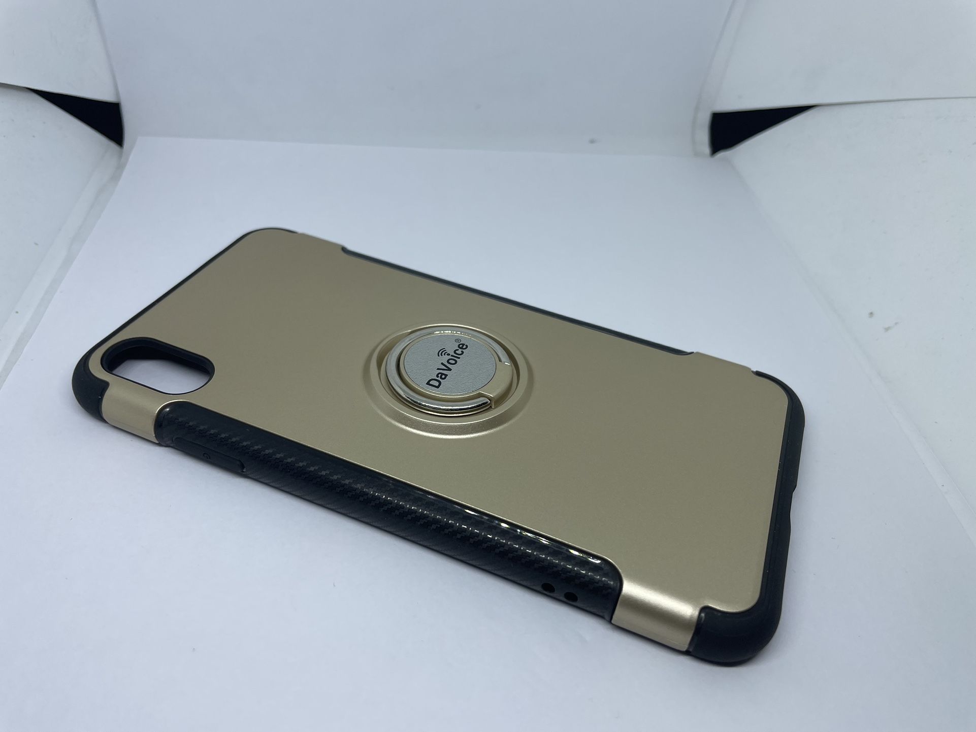 For iPhone XS Max Kickstand Ring Gold Case Cover Protector