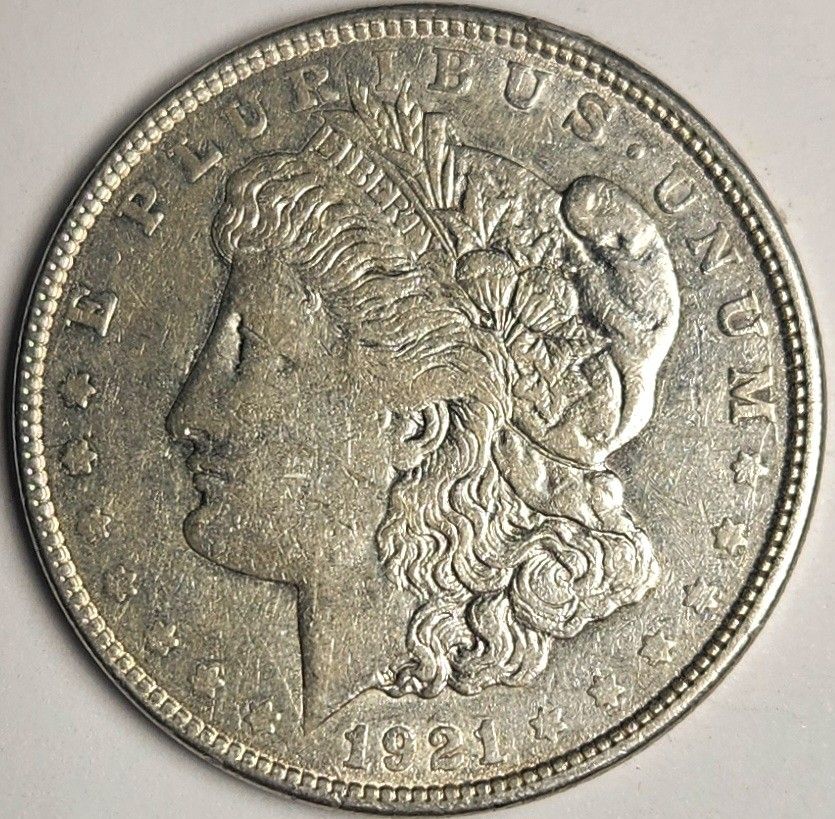1921 D Morgan Silver Dollar