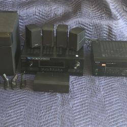 Sony Home Theater Bundle: 2 Receivers, 5 Surround Speakers + Subwoofer