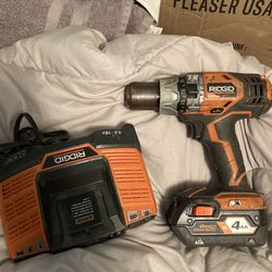 Rigid  Hammer Drill ( Battery & Charger  Included)