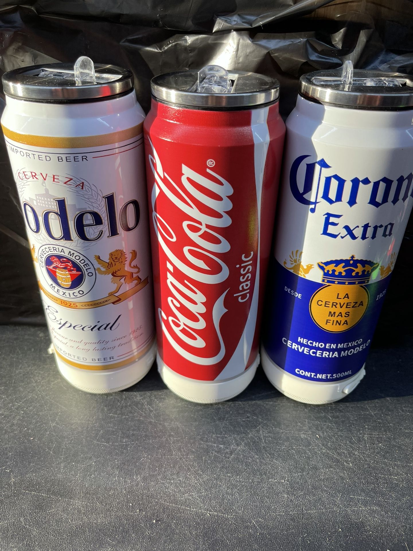 Beer Can & Bluetooth Speaker