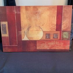 24” X36” Canvas Painting For Kit Hen Or Living room