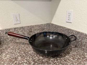 Large Frying Pan/Wok + Metal Splatter Screen Bundle