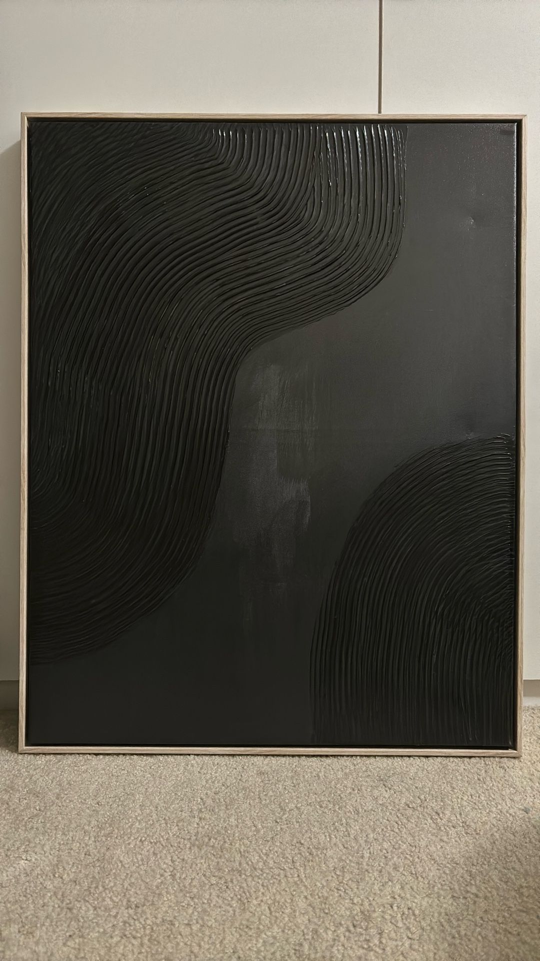 Black Abstract Painting