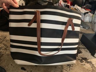 Black and white bag