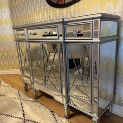 Mirrored Buffet/Cabinet