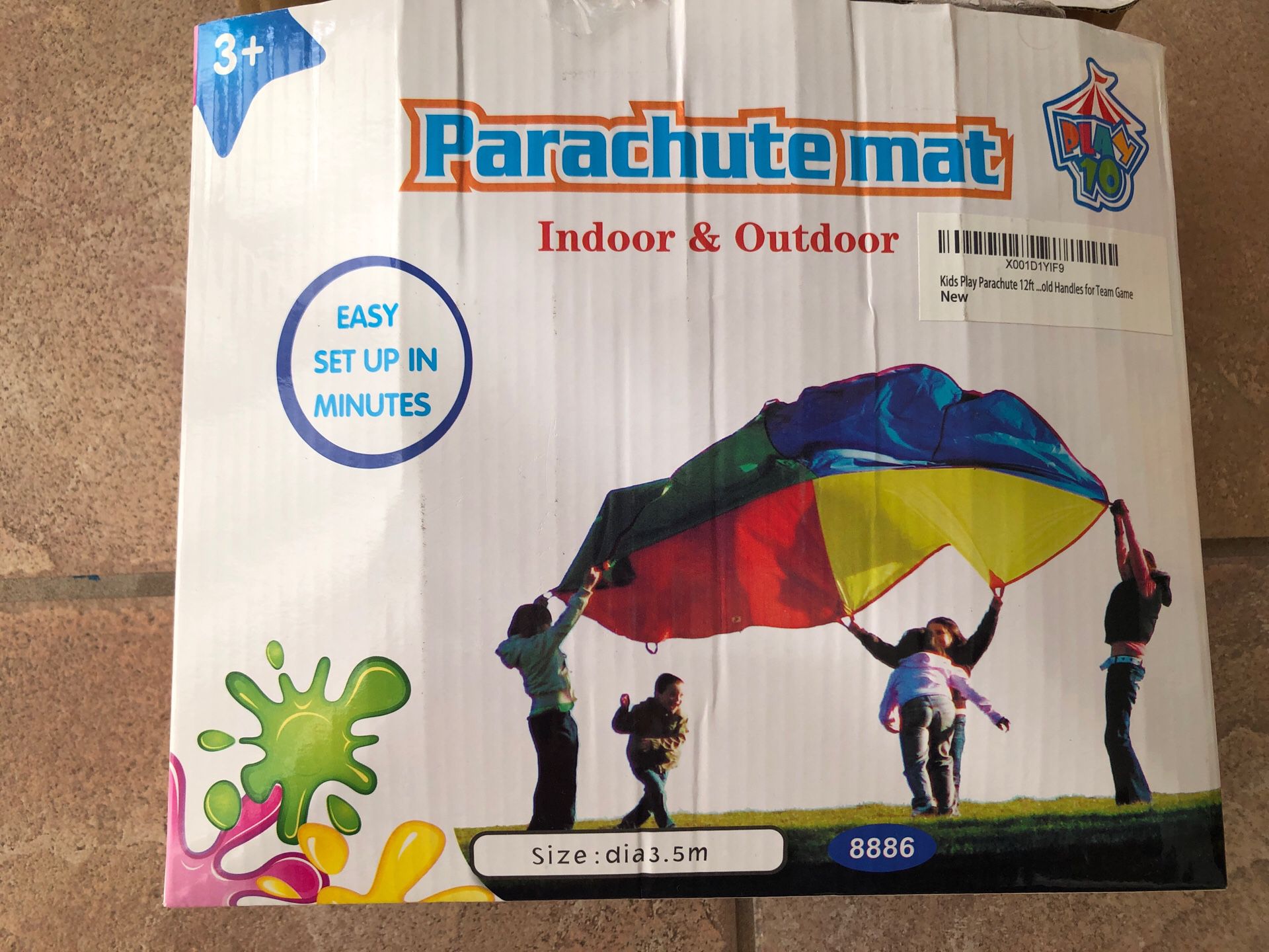 Parachute mat game kids