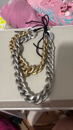 Two toned gold necklace