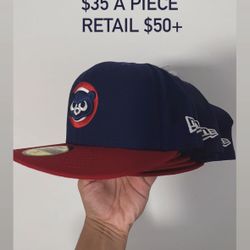 Brand new Chicago Cubs fitted hats  🔥– New – $35 