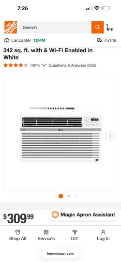 Lg Window unit 8000 Btu