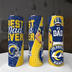 Los Angeles Rams Football Dad Tumbler