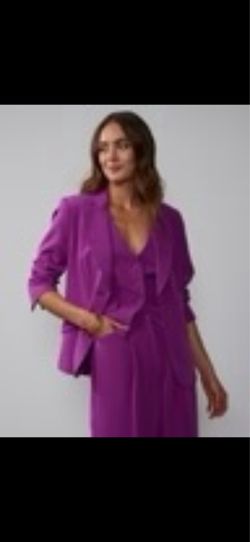 NY & Co. NWT Single-Button Peak-Lapel Blazer size L