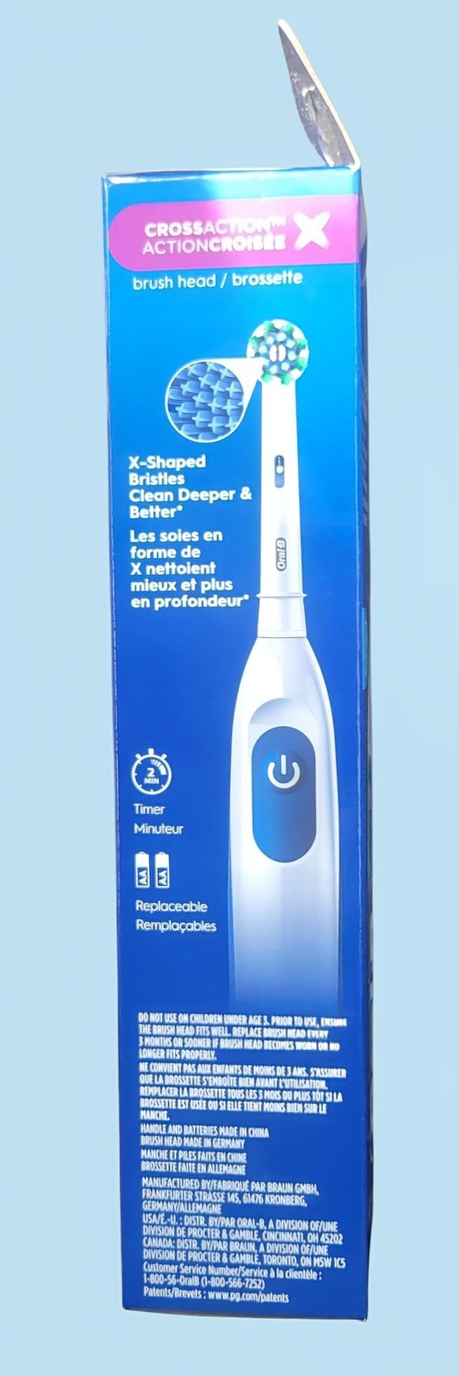 Oral-B Pro 100 Precision Clean Battery Powered Toothbrush
