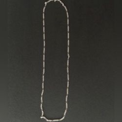 21 INCH STERLING SILVER NECKLACE