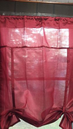 Tie-Up Window Curtains
