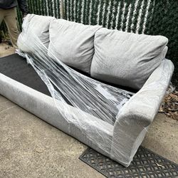 Spacious Grey Sectional Couch