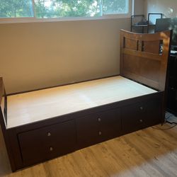 Twin Bed With Drawers