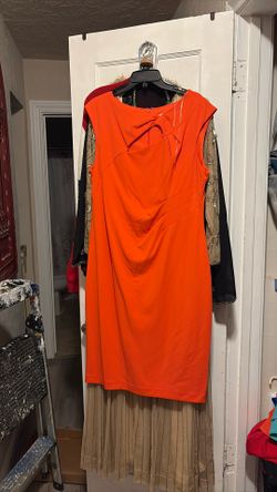 Orange business Dress