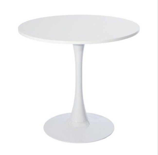 New In Box _White Round Dining Table, Unassembled
