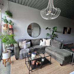 L-Shaped Sectional Sofa – $250 (Pickup Only)