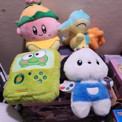 $10 Each Plushie Pokemon Kirby Sanrio