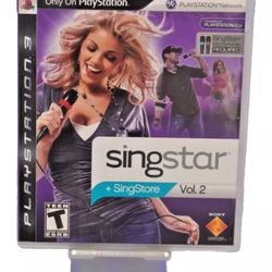 SingStar Vol. 2 PS3 PlayStation 3 + Reg Card - Complete CIB