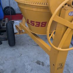 Concrete Mixer Best 9.5cu New