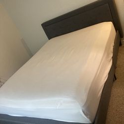 Queen Bed frame (Gray) 