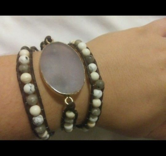 Amethyst Purple Wrap Bracelet