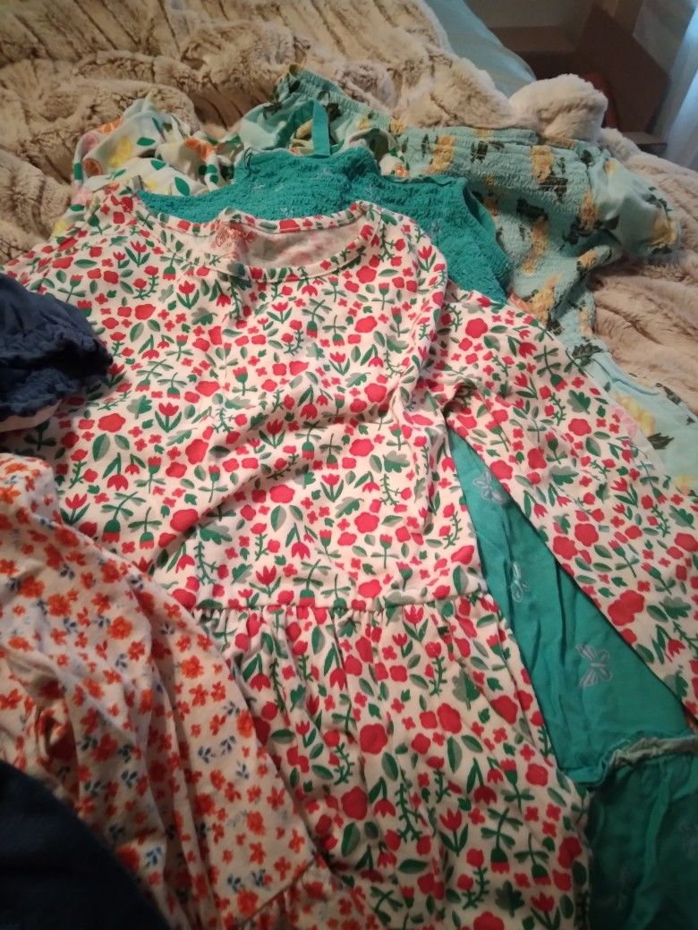 Girls Sundresses And Rompers Size 10-12