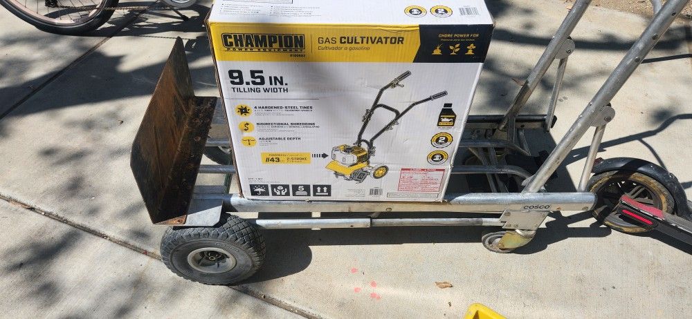 brand new rototiller cultivator