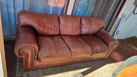 Leather couch