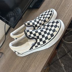 Checkered Vans  
