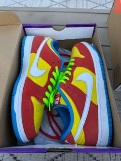 Nike SB Dunk Low Pro "Habanero Red" "BART Simpson" US 10 men’s