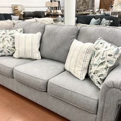 New 90” Grey Sofa — AVAILABLE NOW